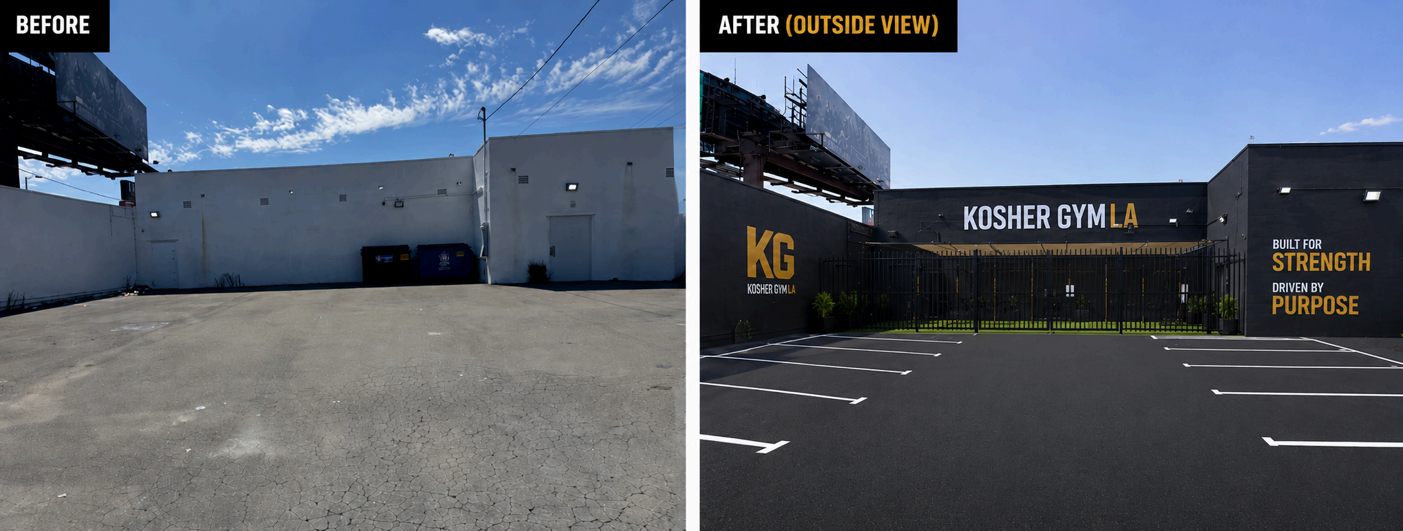Exterior rendering of KosherGym LA future facility